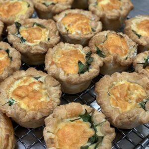 Breakfast STACK (Egg, Bacon, M'room, Spinach & Cheese)