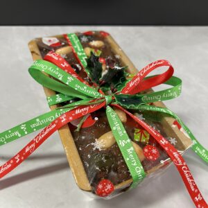 Premium Christmas Cake (Medium) Premium Australian Fruit, Australian Almonds, Spiced Australian Rum, Local Butter, All Quality Ingredients.